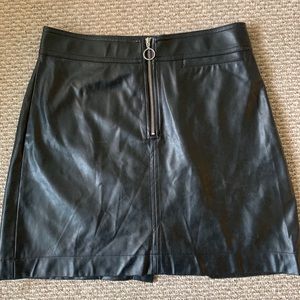 Aritzia leather skirt